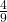 \frac{4}{9}