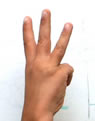 3 fingers