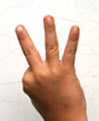 3 fingers